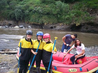 white water rafting in Ecuador