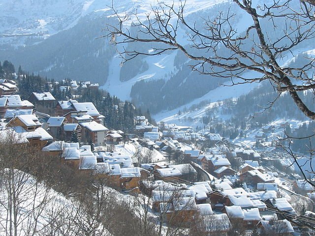 Méribel is a favorite ski resort for many skiers.