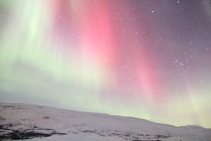 northern lights in Sweden