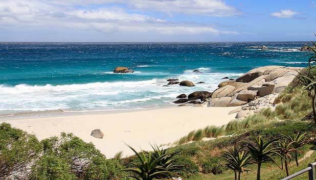 white sandy beach cape town