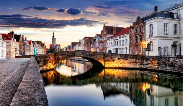 Bruges beautiful city of Belgium