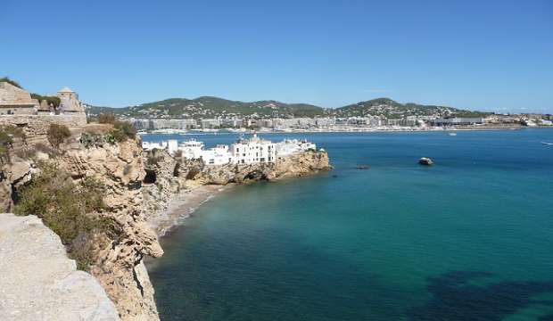 ibiza mediterranean  island in Spain