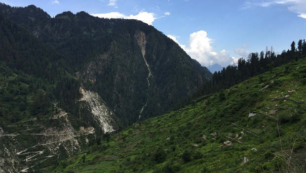 trekking to Malana village